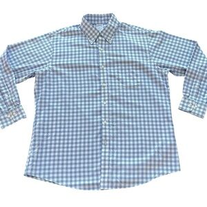 Brooks‎ Brothers Regent Blue and White Plaid Shirt Size 16 1/2- 2/3